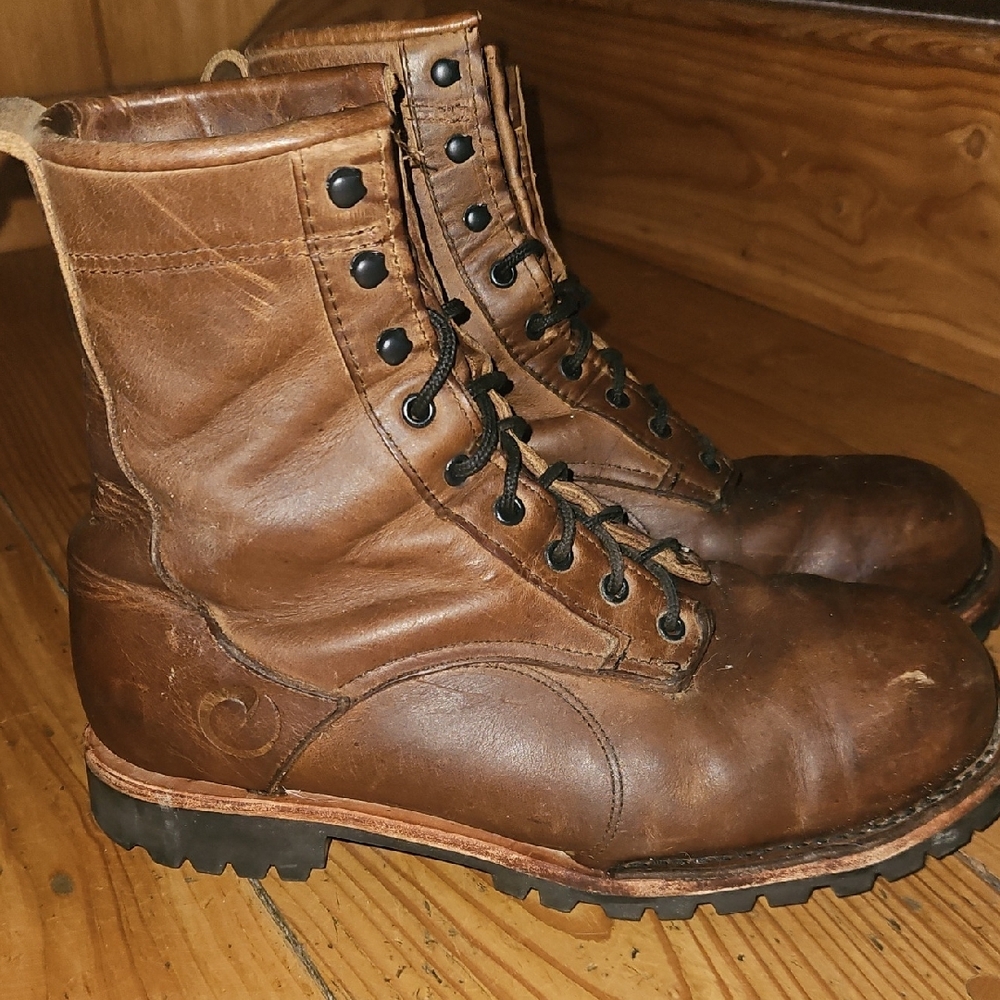 Men's Brown Leather Boots